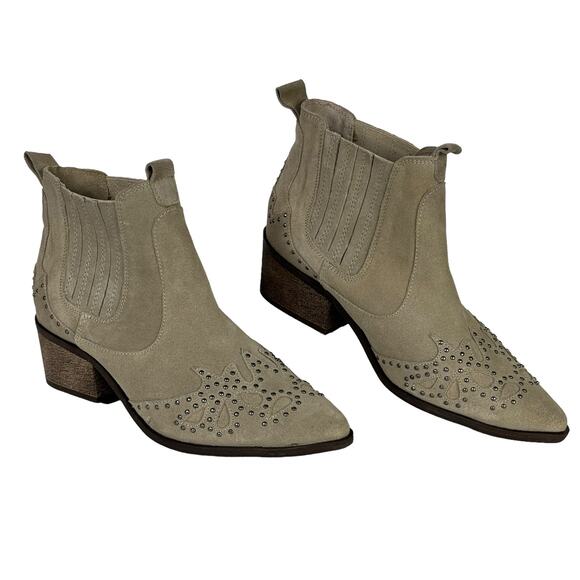 Matisse x Amuse Society Women's Boot 8.5 Back Stage Stud Shortie Bootie Western - Picture 6 of 12